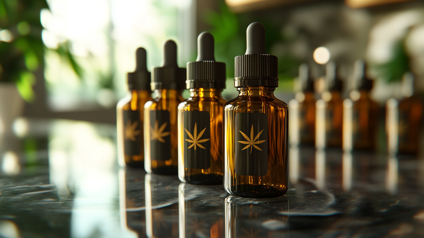 CBD bottle filling and packaging line
